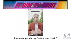 Clause pénale